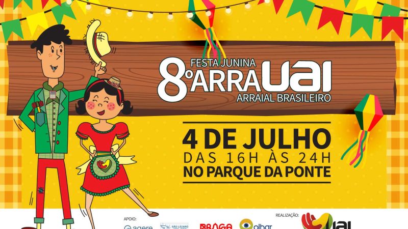 Com quadrilha, forró e copo sustentável, 8º ArraUAI reúne milhares em Braga e reafirma potência da cultura brasileira em Portugal